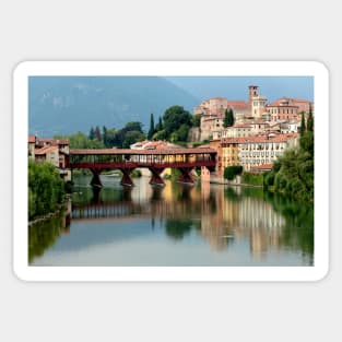 Bassano del Grappa and the covered bridge Sticker